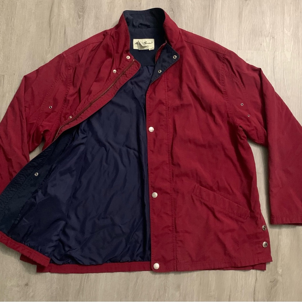 Eddie Bauer Men's Large Burgundy Jacket